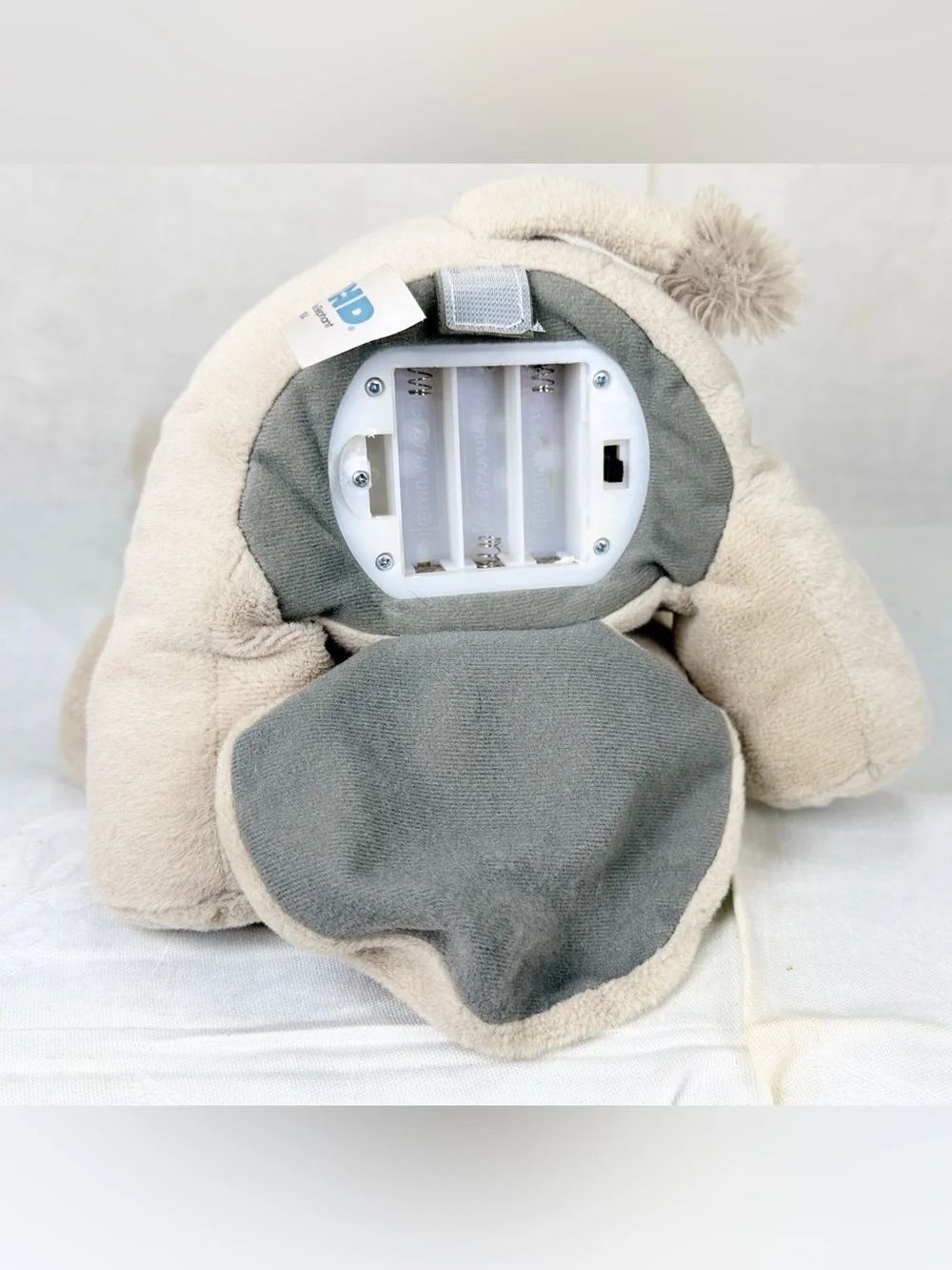 Baby Gund Plush Singing Peek-A-Boo Elephant - Gray